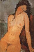 Amedeo Modigliani Seated Nude painting